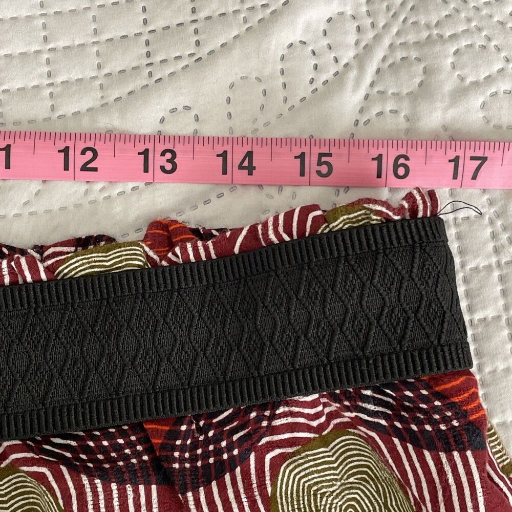 Maeve Size XL Wide Leg Pants Women High Waist Ankle Length - Picture 8 of 9